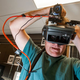 Illustration for article titled Valves VR Headset Looks (And Sounds) Really Cool